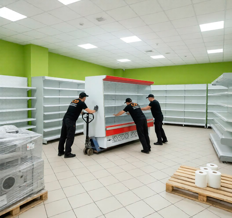 Переезд магазина в Зубцове